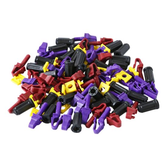 RACKSTUDS Series II Combo-pack with 40 sets of each Size/Colour. Smart Rackstuds — view 2