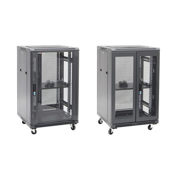 DYNAMIX 18RU Server Cabinet 600mm Deep (600 x 600 x1008mm). Incl. 1x Dynamix — view 2