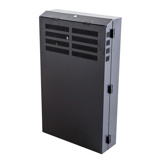 DYNAMIX 4RU Vertical Wall Mount Cabinet with 2RU Horizontal Dynamix — view 2