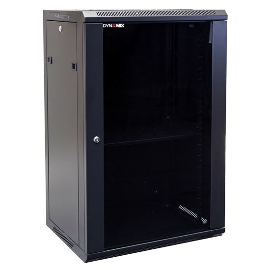 DYNAMIX 18RU Wall Mount Cabinet 450mm Deep (600 x 450 x 910mm). Dynamix — view 2