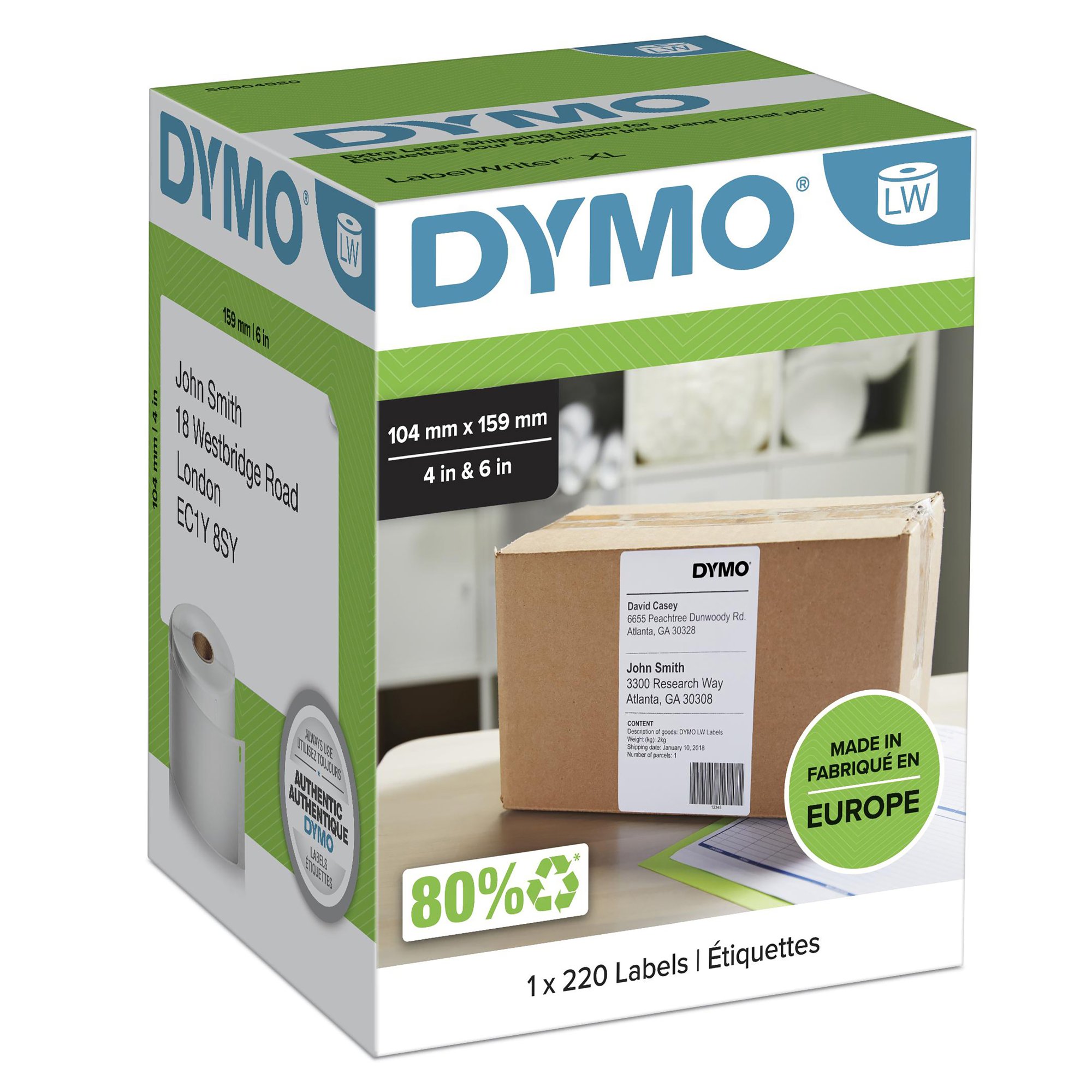 DYMO Genuine LabelWriter High Capacity Shipping Labels. 104mm Dymo — view 2