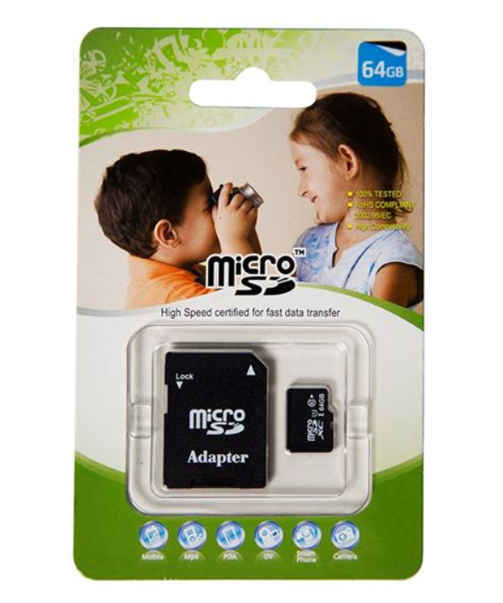 64GB Micro SD High-Speed Certified Flash Card with Adapter. 30MB/Sec. Dynamix — view 2