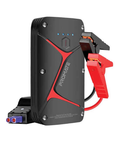 12V IP67 Car Jump Starter W/ Built-In 16000mAh Powerbank 80lm LED Flashlight Promate — view 2