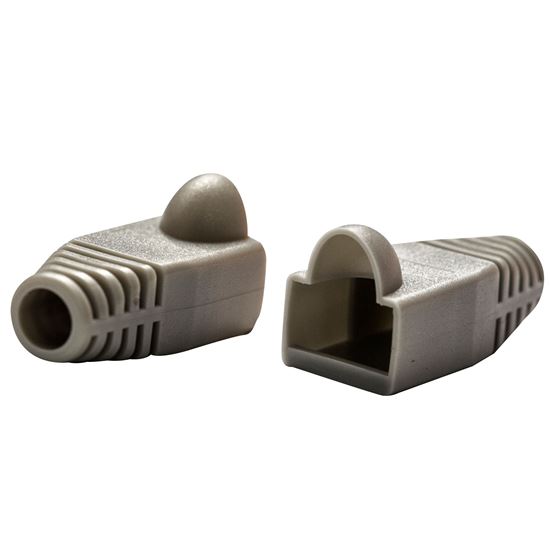 DYNAMIX GREY RJ45 Strain Relief Boot (6.0mm Outside Diameter). 20pk Dynamix — view 2