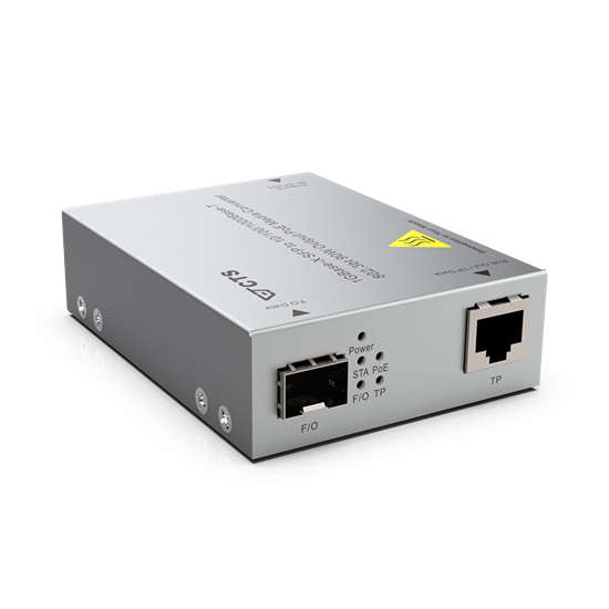 CTS 1GBase-X SFP to 10/100/1000 Base-T 802.3BT 90W Output POE Cts — view 2