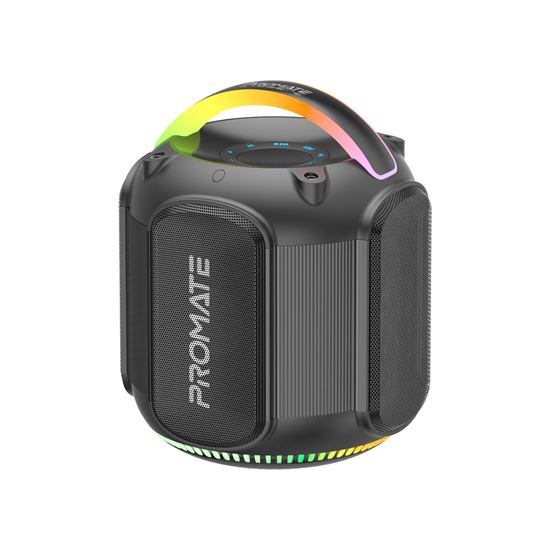 PROMATE 80W Portable BT Speaker with Dynamic RBG Lights. promate — view 2