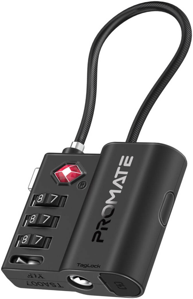 PROMATE TSA Luggage Lock with Smart Precision Tracking Tag. promate — view 2