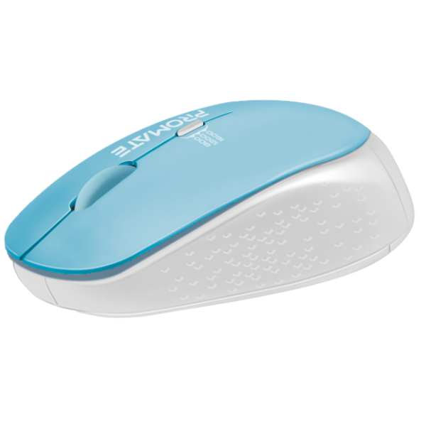 Ergonomic Wireless Mouse 800/1200/1600 Dpi 10m Working Range Blue Promate — view 2