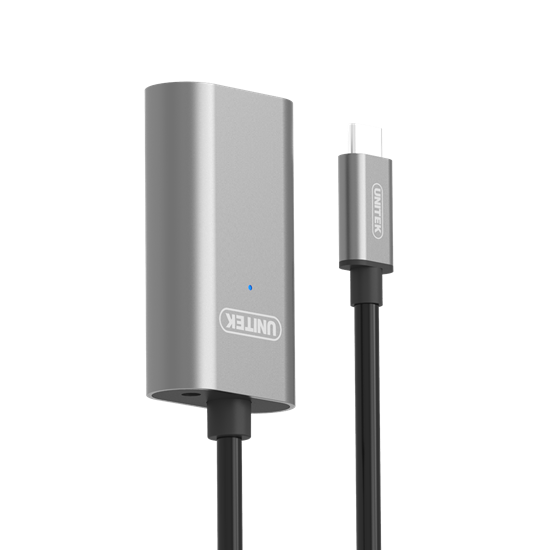 UNITEK 5m USB 3.1 USB-C Active Extension Cable. USB-C Male to Unitek — view 2