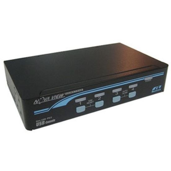 REXTRON 1-4 USB/PS2 Hybrid KVM Switch with USB Console Ports. Rextron — view 2