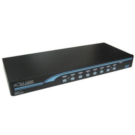 REXTRON 1-8 USB/PS2 Hybrid KVM Switch with USB Console Ports. Rextron — view 2