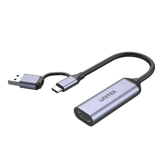 UNITEK HDMI to USB-C/A Video Capture Card. 60FPS for Streaming, Unitek — view 2