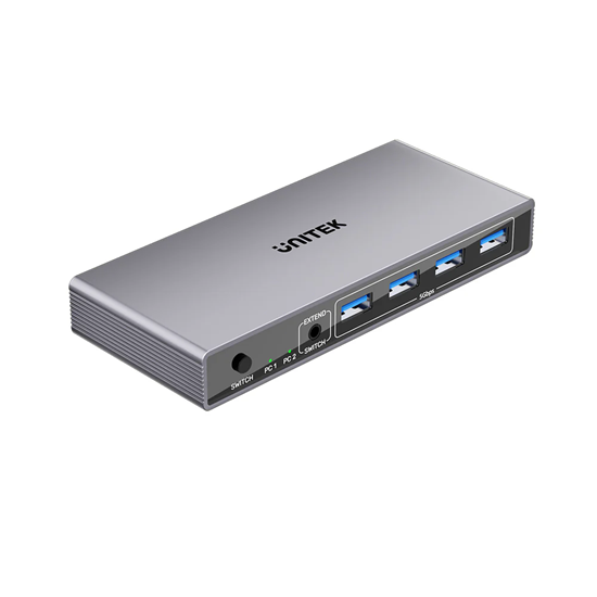 UNITEK 5Gbps DP KVM Switch. Switches Between 2 Devices, Shares Unitek — view 2