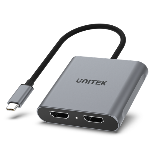 UNITEK USB-C to Dual HDMI Adapter. Supports Up to 4K@60Hz. Unitek — view 2