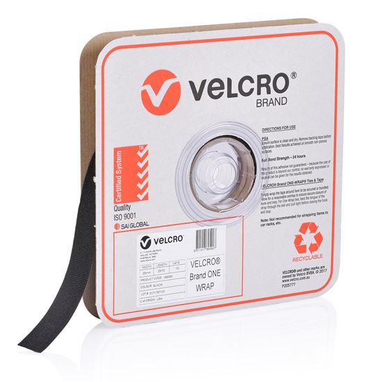 VELCRO One-Wrap 25mm Continuous 22.8m Roll. Custom Cut to Length. Velcro — view 2
