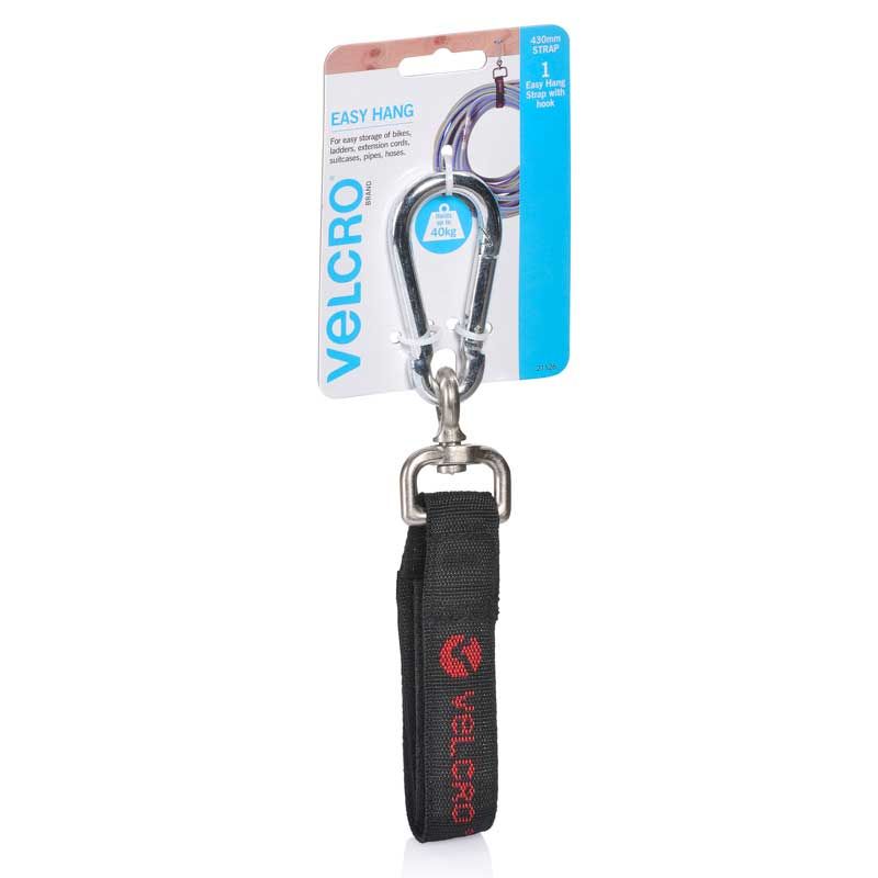 VELCRO Easy Hang 430mm Strap with Hook. Store and Hold up to 40Kgs. Velcro — view 2