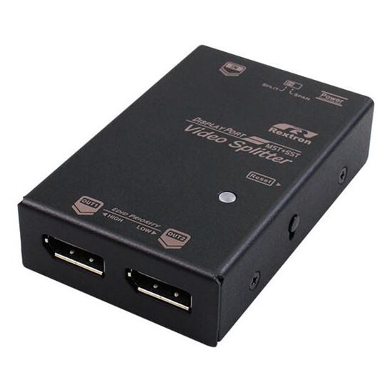 REXTRON 1-2 UHD Display Port Splitter. Supports 4K UHD@60Hz Rextron — view 2