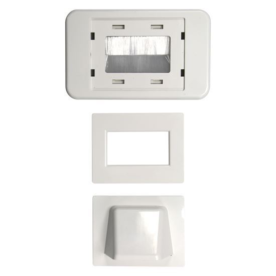 AMDEX Combination Flush & Bullnose Cable Management Wall Amdex — view 2