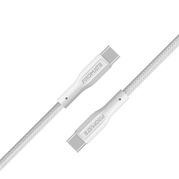1M USB-C To USB-C Super Flexible Cable. Supports 2A Charging & 480Mbps Data PROMATE — view 2