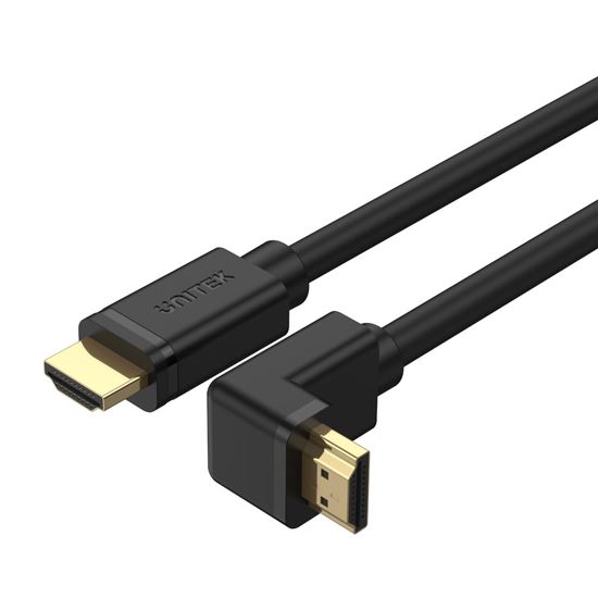 UNITEK 3M 4K HDMI 2.0 Right Angle Cable with 270 Degree Elbow. Unitek — view 2