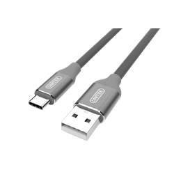 USB-A To USB-C Cable 1m Grey Unitek — view 2