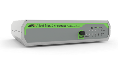 AT-FS710/5-40 Layer 2 Switch Unmanaged- 5 x 10/100TX Allied Telesis — view 2