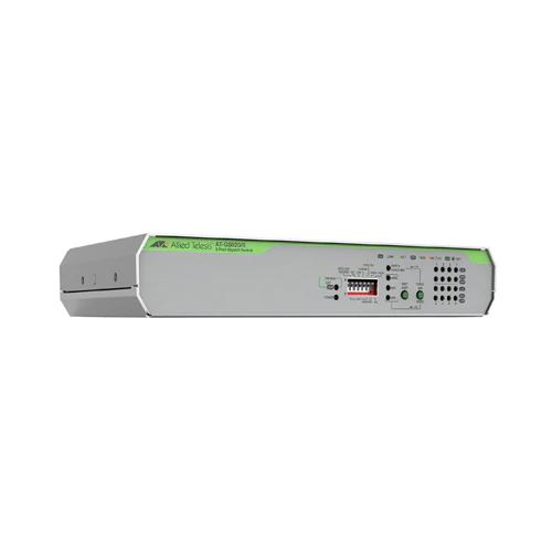AT-GS920/8-40 8 port 10/100/1000T unmanaged switch with internal PSU- Configurable with DIP Switch Allied Telesis — view 2