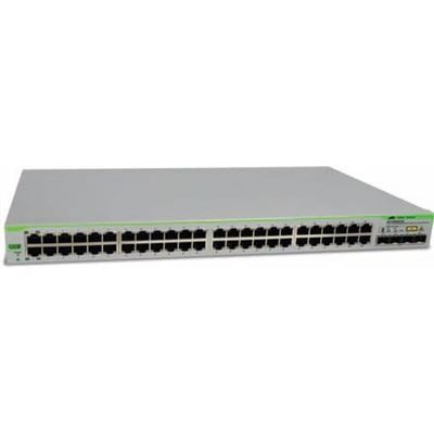 AT-GS950/28PS V2-40 Gigabit webSmart switch- 24x 10/100/1000-T PoE+- 4x SFP Ports and single fixed PSU Allied Telesis — view 2