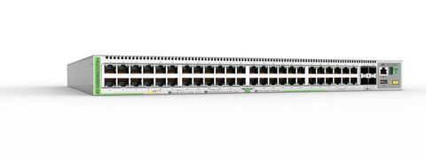 AT-GS980MX/52-40 48-port 10/100/1000-T stackable L3 switch- 4x SFP+ oorts- a single fixed power supply Allied Telesis — view 2