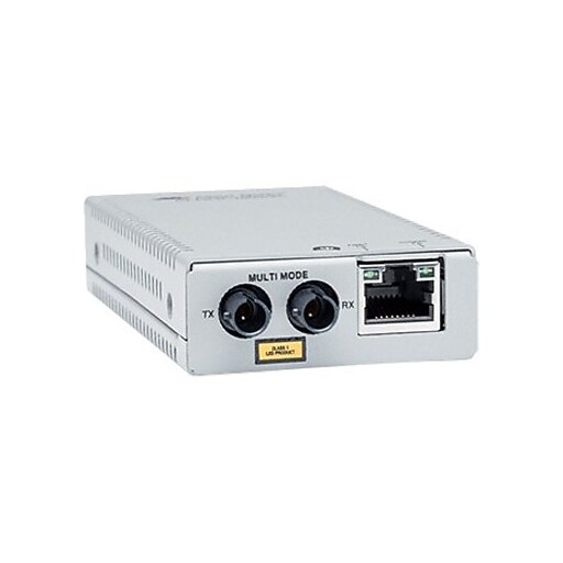 AT-MMC2000/ST-960 10/100/1000T to 1000SX/ST MM Media & Rate Converter- Multi-region PSU- TAA (Federal) Allied Telesis — view 2