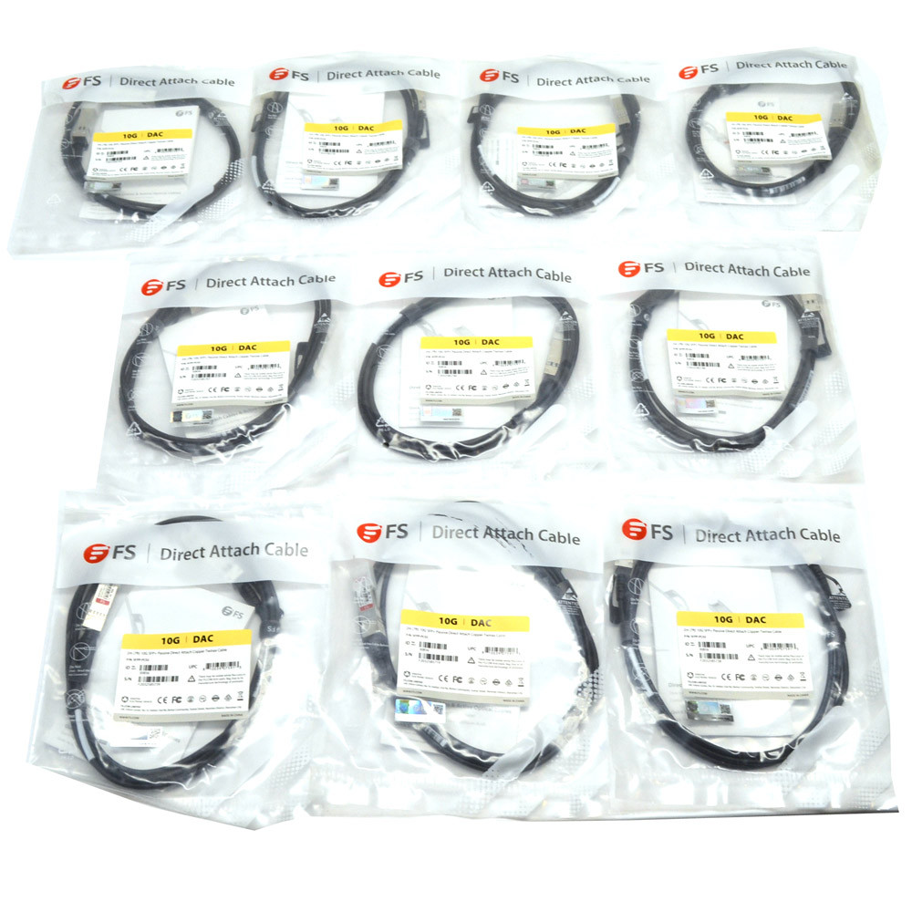 2m 10G SFP+ Copper Twinax Cable FS — view 2