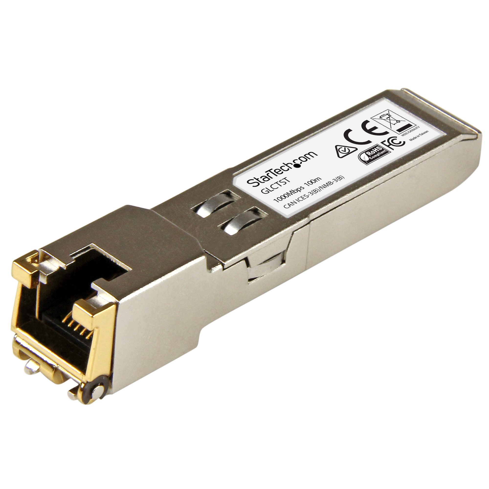 Cisco GLC-T Compatible Transciever Module StarTech.com — view 1