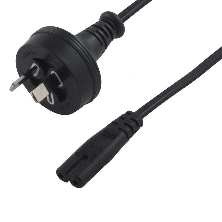 2-pin Figure-8 Power Cable 8ware — view 2