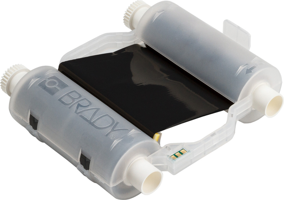 B30-R6000 Resin Thermal Transfer Ribbon - Black Brady — view 2