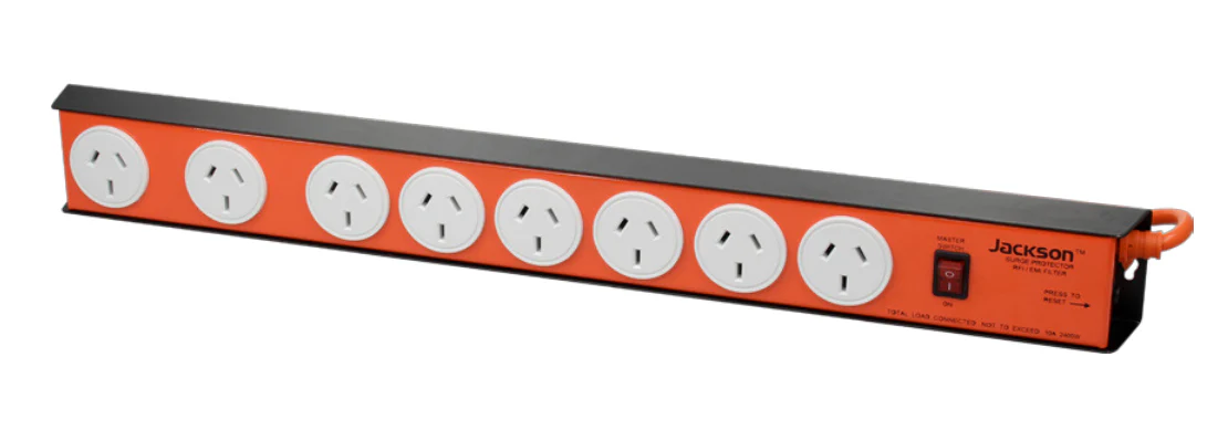 Heavy Duty Metal Housing Power Board 8-way Jackson — view 2