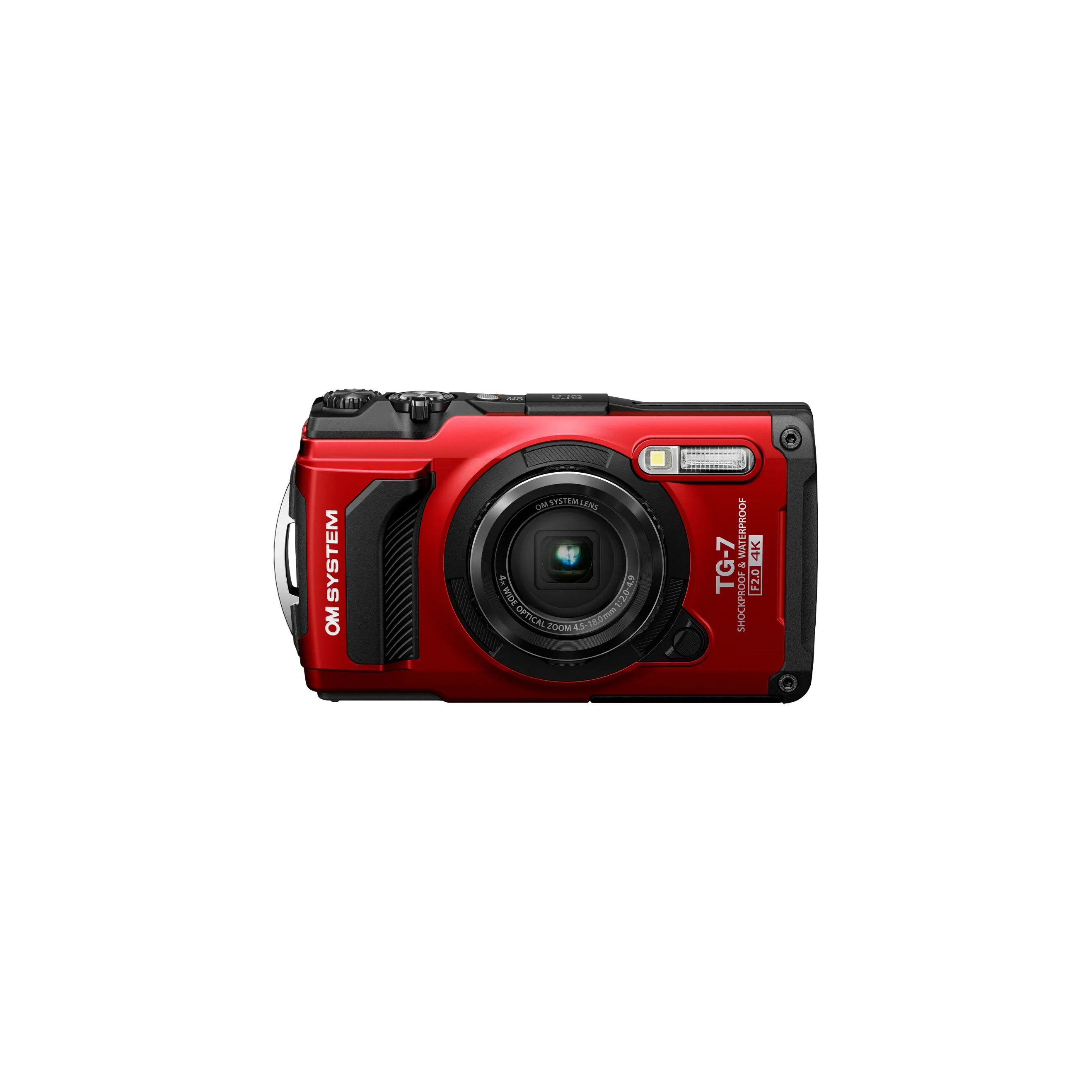Olympus TG-7 Tough Digital Camera - Red # Olympus — view 2