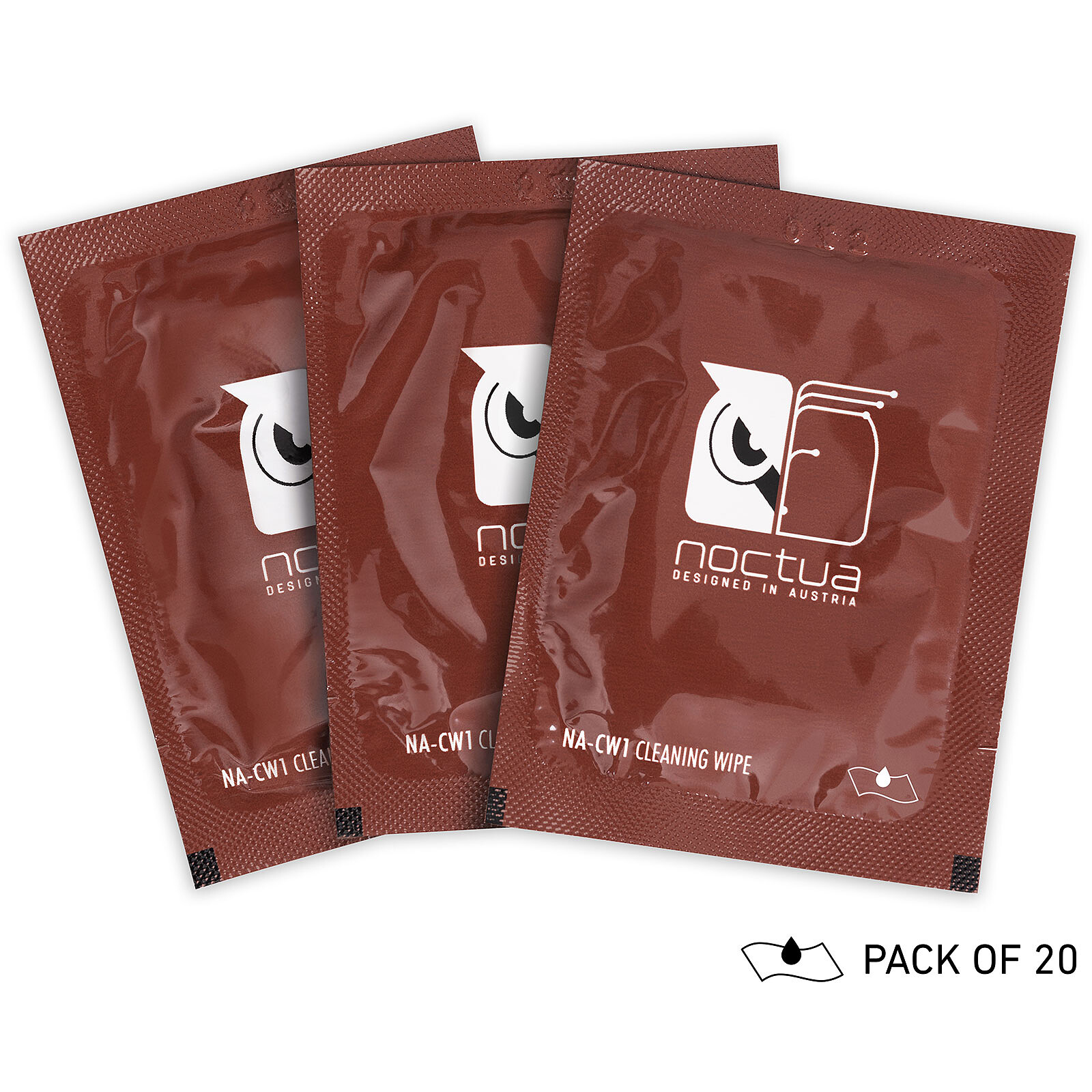 NA-SCW1 Thermal Paste Cleaning Wipes 20-Pack Noctua — view 2