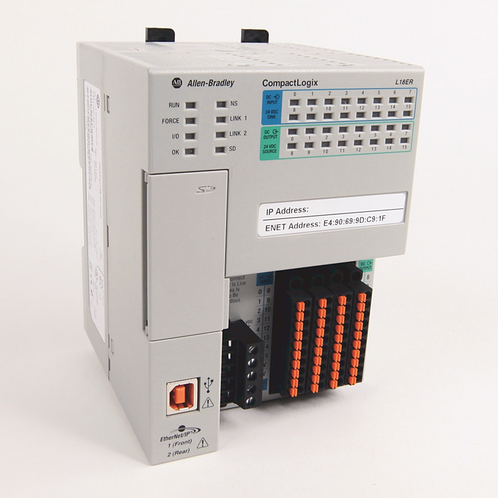 CompactLogix 1769 5370 L1 Processor 16DI 16DO 512Kb Allen-Bradley — view 2
