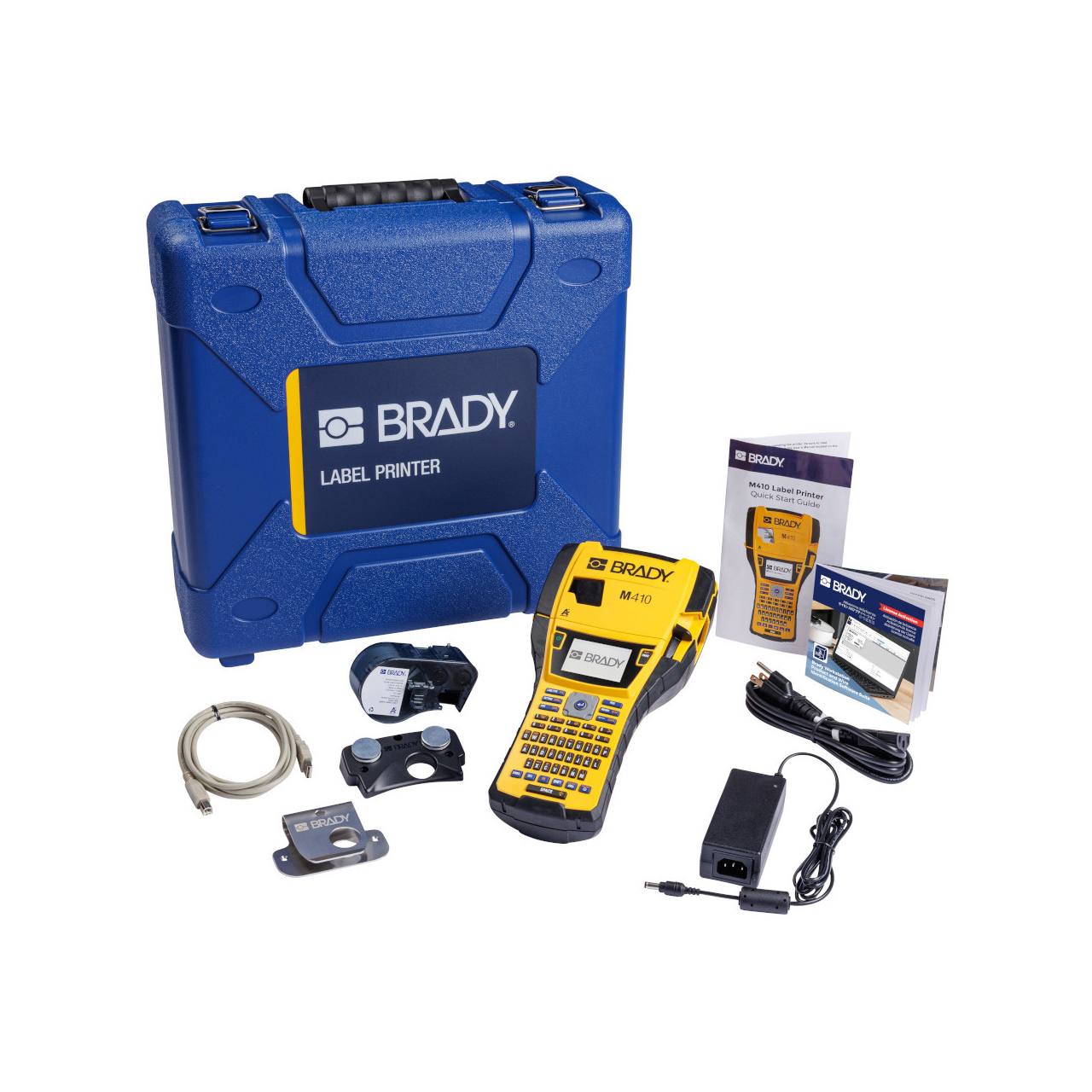 M410 Handheld Label Printer with Product/Wire ID Software and Accessories Kit Brady — view 2