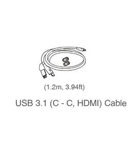 USB-C Content Sharing Cable for MTOUCH Plus/E2 Yealink — view 2
