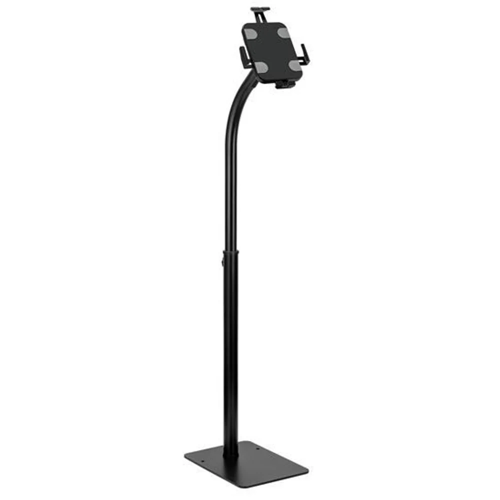 Universal Anti-Theft Open Frame Tablet Floor Stand - Black 1190mm Brateck — view 2