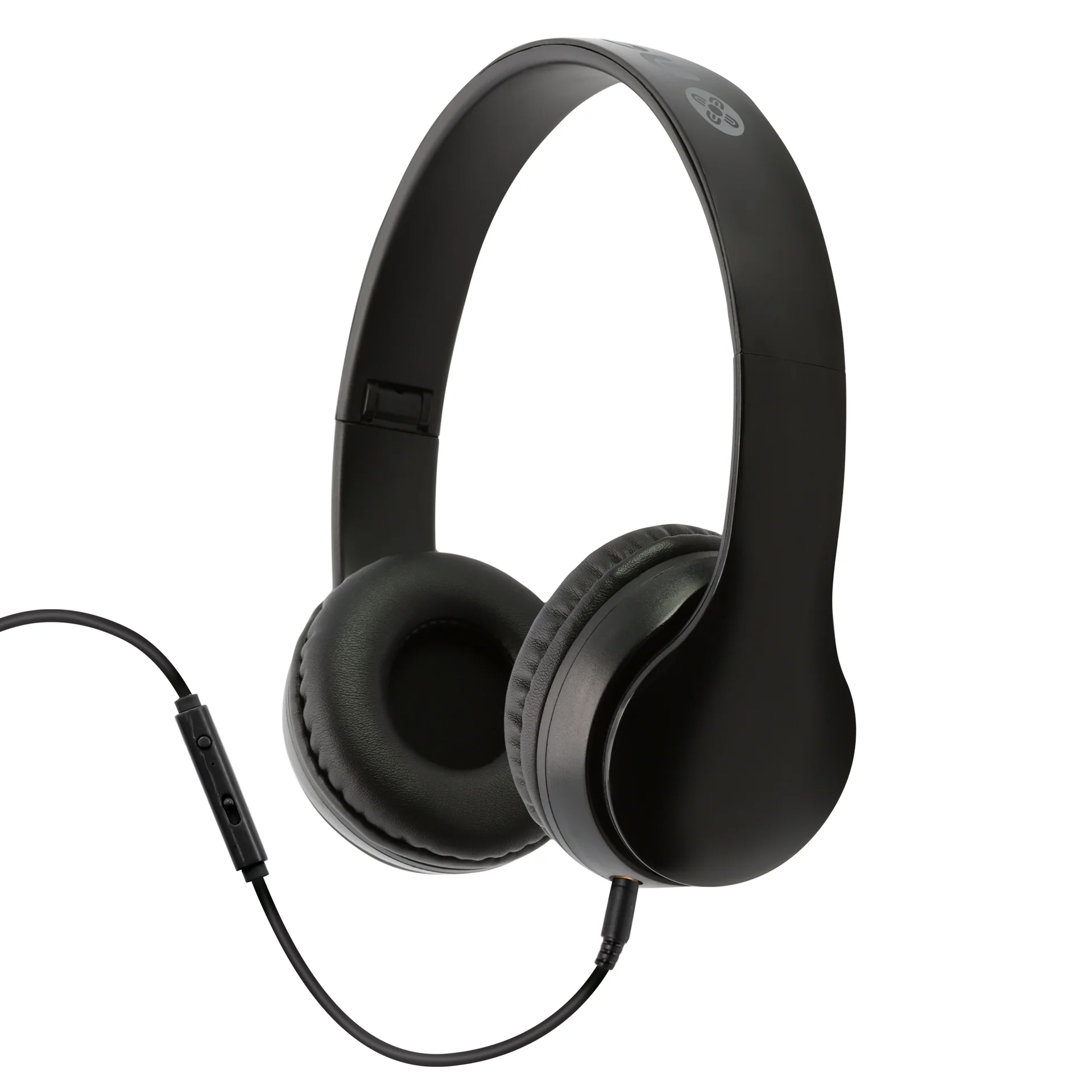 Headphones Flip Wired with In-line Mic Black Moki — view 1
