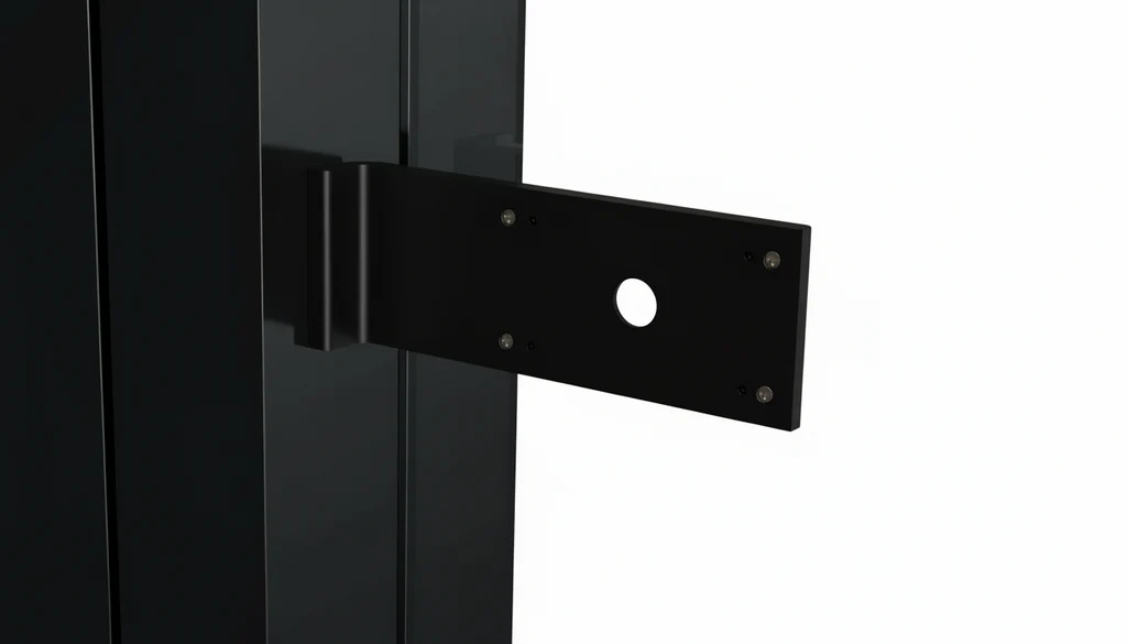 Side Mount Bracket for Cisco Room Navigator Black PowerBX — view 2