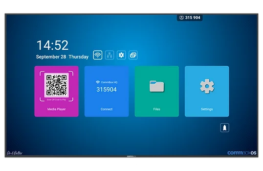 CommBox 75"" 4k Intelligent Gen2 Commercial Display # CommBox — view 2