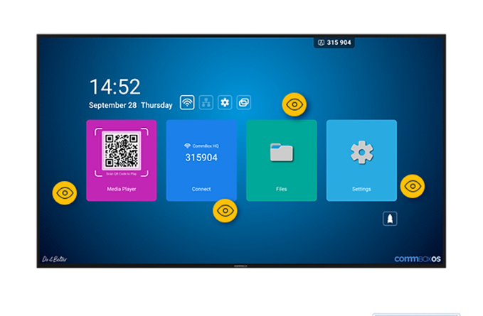 CommBox 98"" 4K Intelligent Gen2 Commercial Display # CommBox — view 2