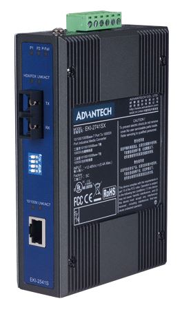 Advantech EKI-2541S-AE Ethernet to Single Mode Fiber Advantech — view 2