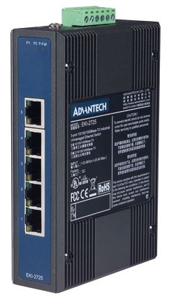 Advantech EKI-2725-CE 5-Port Unmanaged GbE Ethernet Switch Advantech — view 2