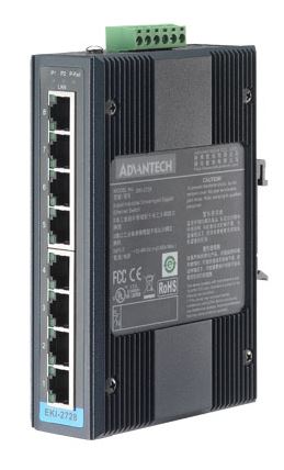 Advantech EKI-2728I-BE 8-Port Unmanaged GBE Ethernet Advantech — view 2