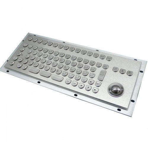 Inputel KB205 Stainless Steel Keyboard + Trackball IP65 - PS/2 Inputel — view 2
