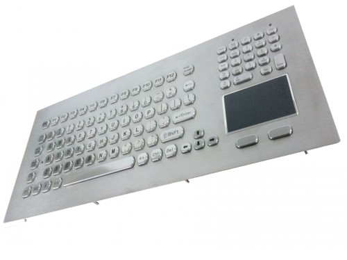 Inputel KB020 Stainless Steel Keyboard + Touchpad IP65 - USB Inputel — view 2